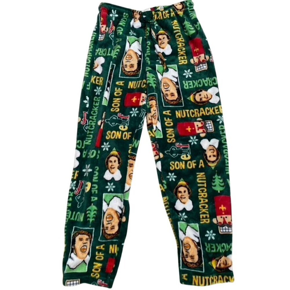 Target Elf The Movie Plush Pajama Pants Size Large Unisex Holiday Novelty XM1
